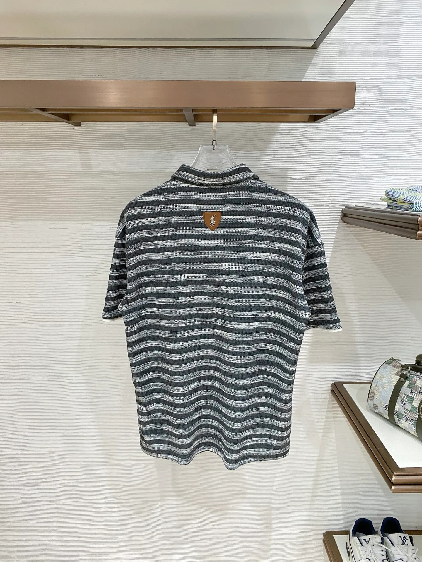 Palph Lauren ，Classic ，Light Gray Dark Gray 。 ， Breathable 。 ， + ， Retro 。 Sizes：M-3XL